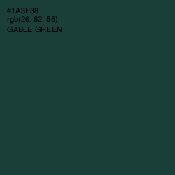 #1A3E38 - Gable Green Color Image