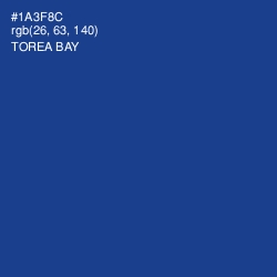 #1A3F8C - Torea Bay Color Image