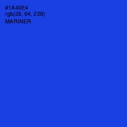 #1A40E4 - Mariner Color Image