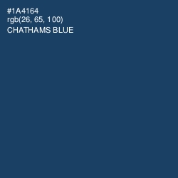 #1A4164 - Chathams Blue Color Image