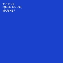 #1A41CB - Mariner Color Image