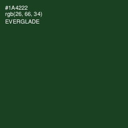 #1A4222 - Everglade Color Image