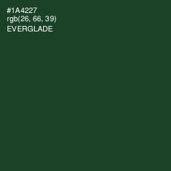 #1A4227 - Everglade Color Image