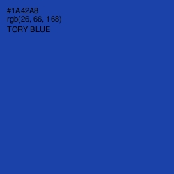 #1A42A8 - Tory Blue Color Image