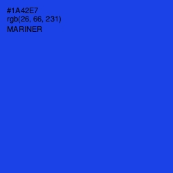 #1A42E7 - Mariner Color Image