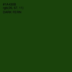 #1A430B - Dark Fern Color Image