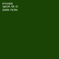 #1A4406 - Dark Fern Color Image