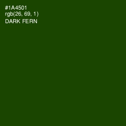 #1A4501 - Dark Fern Color Image