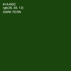 #1A450C - Dark Fern Color Image