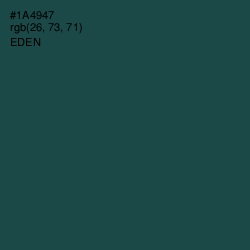 #1A4947 - Eden Color Image