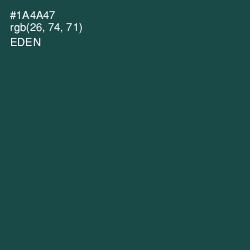 #1A4A47 - Eden Color Image