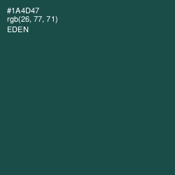 #1A4D47 - Eden Color Image