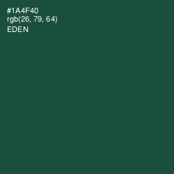 #1A4F40 - Eden Color Image