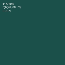 #1A5049 - Eden Color Image