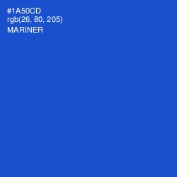 #1A50CD - Mariner Color Image