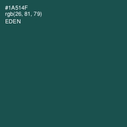 #1A514F - Eden Color Image