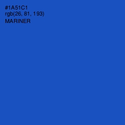 #1A51C1 - Mariner Color Image