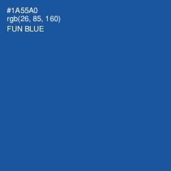 #1A55A0 - Fun Blue Color Image