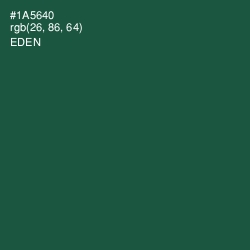 #1A5640 - Eden Color Image