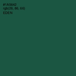 #1A5642 - Eden Color Image