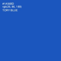 #1A56BD - Tory Blue Color Image