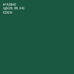 #1A5840 - Eden Color Image