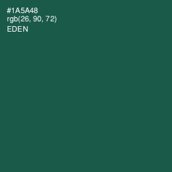 #1A5A48 - Eden Color Image