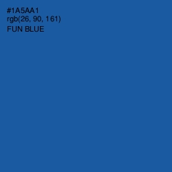 #1A5AA1 - Fun Blue Color Image