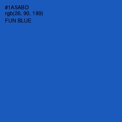 #1A5ABD - Fun Blue Color Image