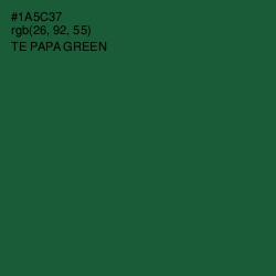 #1A5C37 - Te Papa Green Color Image