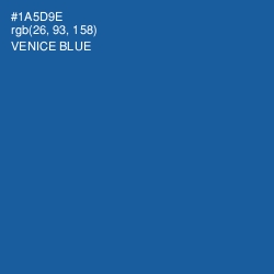 #1A5D9E - Venice Blue Color Image