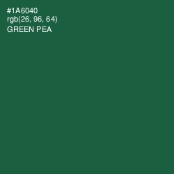 #1A6040 - Green Pea Color Image