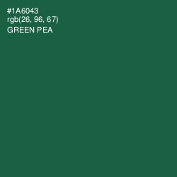 #1A6043 - Green Pea Color Image