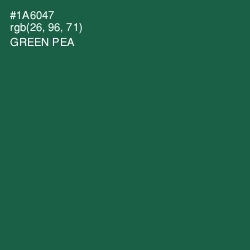 #1A6047 - Green Pea Color Image