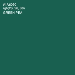 #1A6050 - Green Pea Color Image