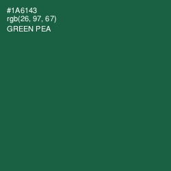 #1A6143 - Green Pea Color Image