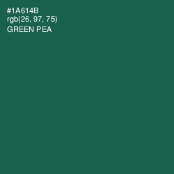 #1A614B - Green Pea Color Image