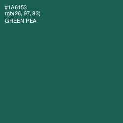 #1A6153 - Green Pea Color Image