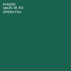 #1A6250 - Green Pea Color Image