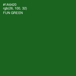 #1A6420 - Fun Green Color Image