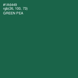 #1A6449 - Green Pea Color Image