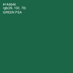 #1A6646 - Green Pea Color Image