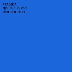 #1A66DA - Science Blue Color Image