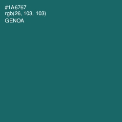 #1A6767 - Genoa Color Image