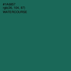 #1A6857 - Watercourse Color Image