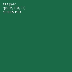 #1A6947 - Green Pea Color Image