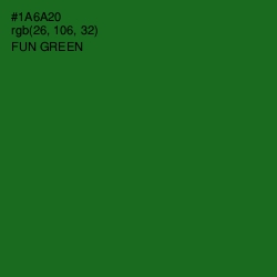 #1A6A20 - Fun Green Color Image