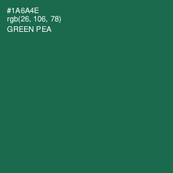 #1A6A4E - Green Pea Color Image