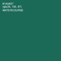 #1A6A57 - Watercourse Color Image