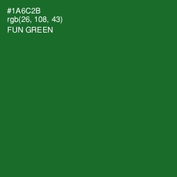 #1A6C2B - Fun Green Color Image